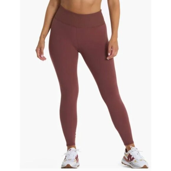Vuori Rib Studio Performance Leggings Cedar-sz Small - Picture 3 of 10